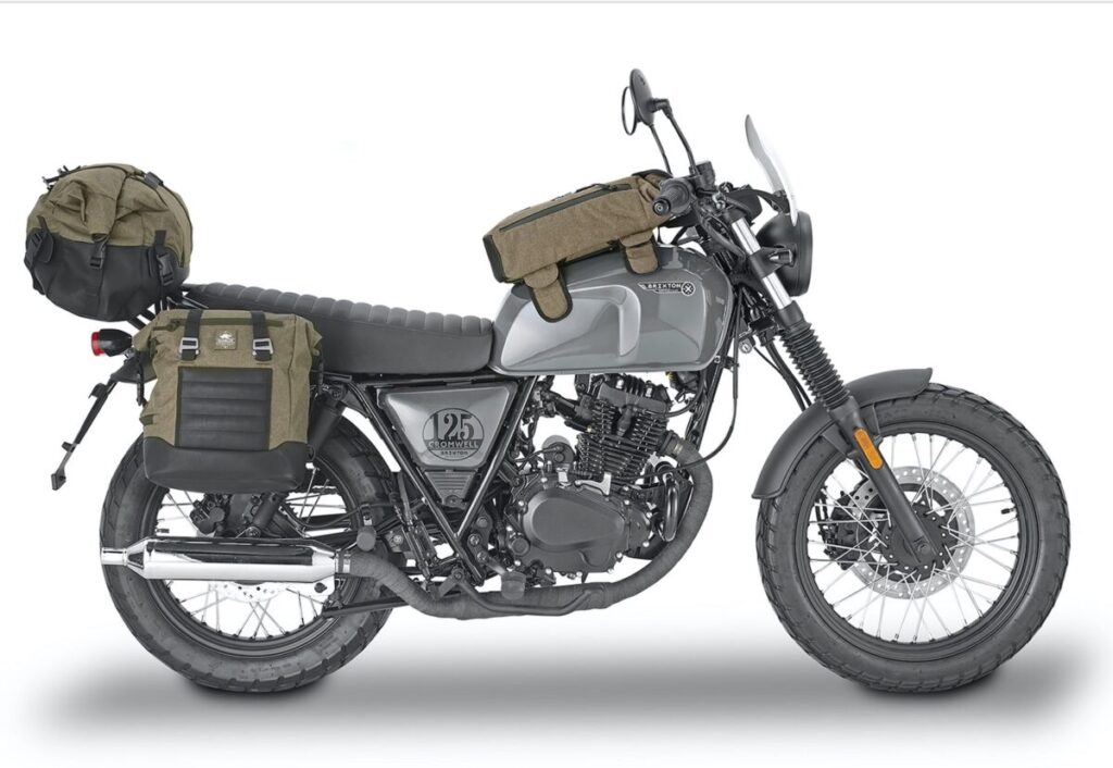 Brixton Cromwell 125 : la touche en plus avec les sacs et accessoires KAPPA Cromwell 125, Kappa
