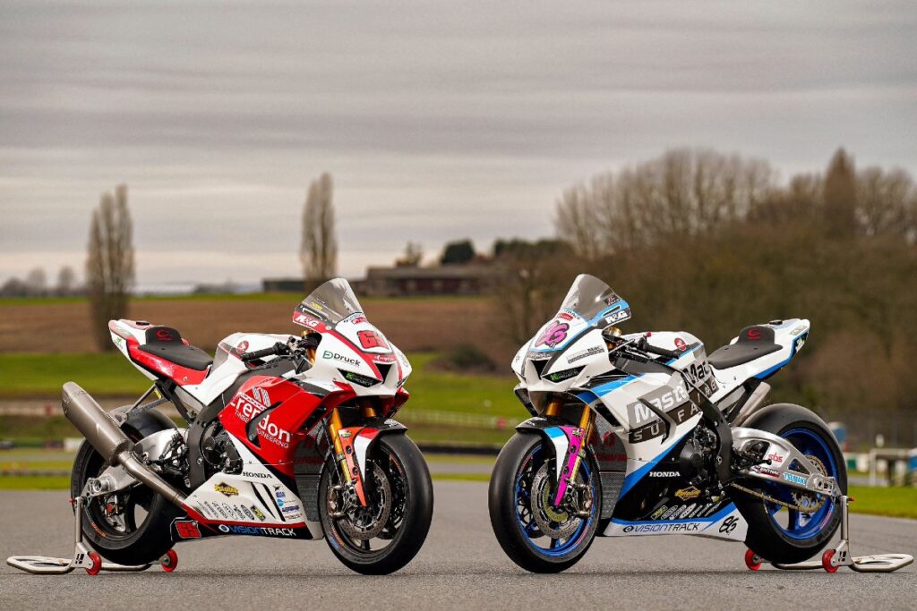 Hawk meluncurkan Honda untuk British Superbike 2023 Hawk svela le sue Honda per il British Superbike 2023