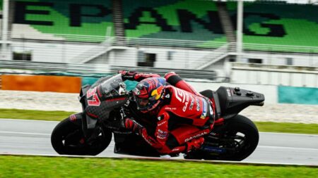 augusto fernandez shakedown, motogp