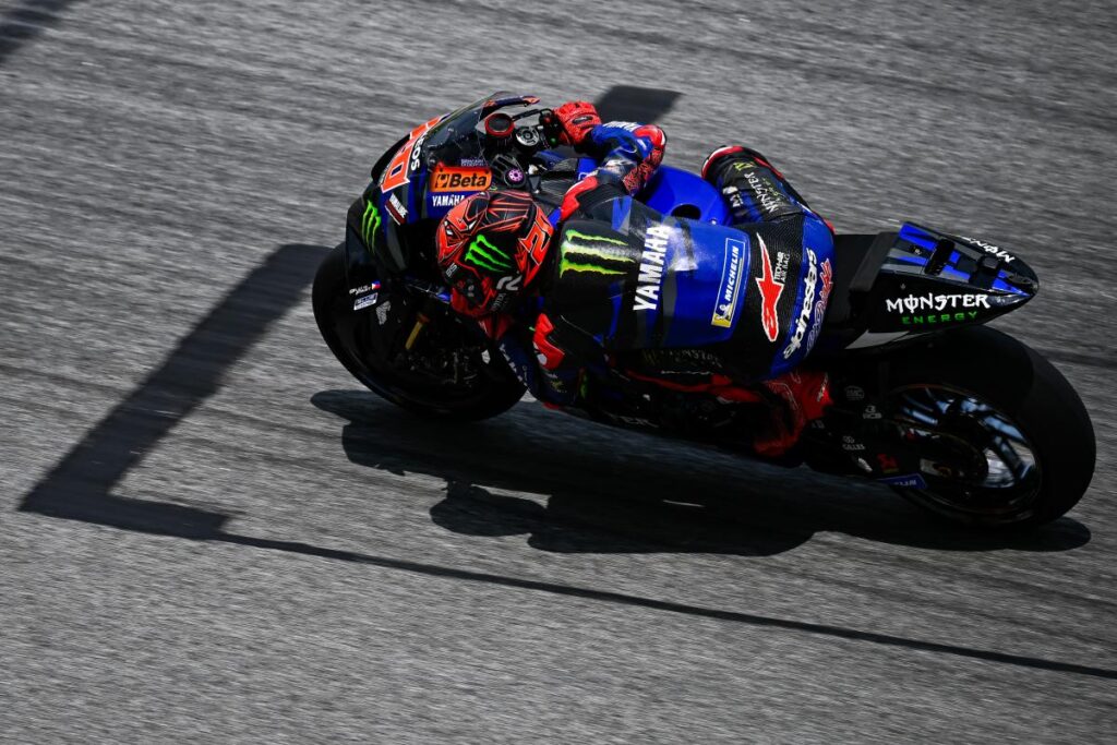 MotoGP, Fabio Quartararo con la Yamaha M1 2023