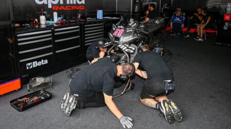 MotoGP, L'Aprilia RS-GP23 di Aleix Espargaro