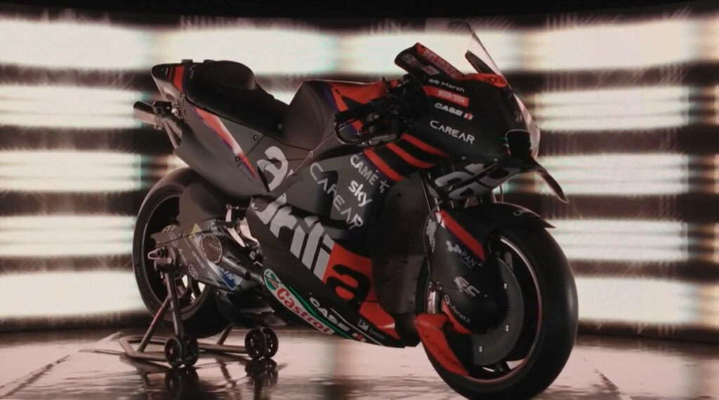 MotoGP: Aprilia bereit für die Herausforderung 2023, die Farben der neuen RS-GP aprilia, motogp