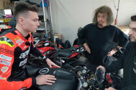 Samuele Cavalieri, Aprilia, in Giappone