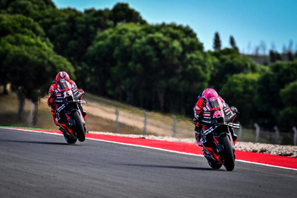 MotoGP Argentina, Latihan 2: Aprilia tandem, Quartararo absen motogp-aprilia-prove2-argentina