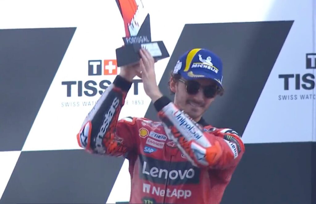 MotoGP Portugal: Klasemen dunia, Pecco Bagnaia lepas landas lagi Pecco Bagnaia, MotoGP