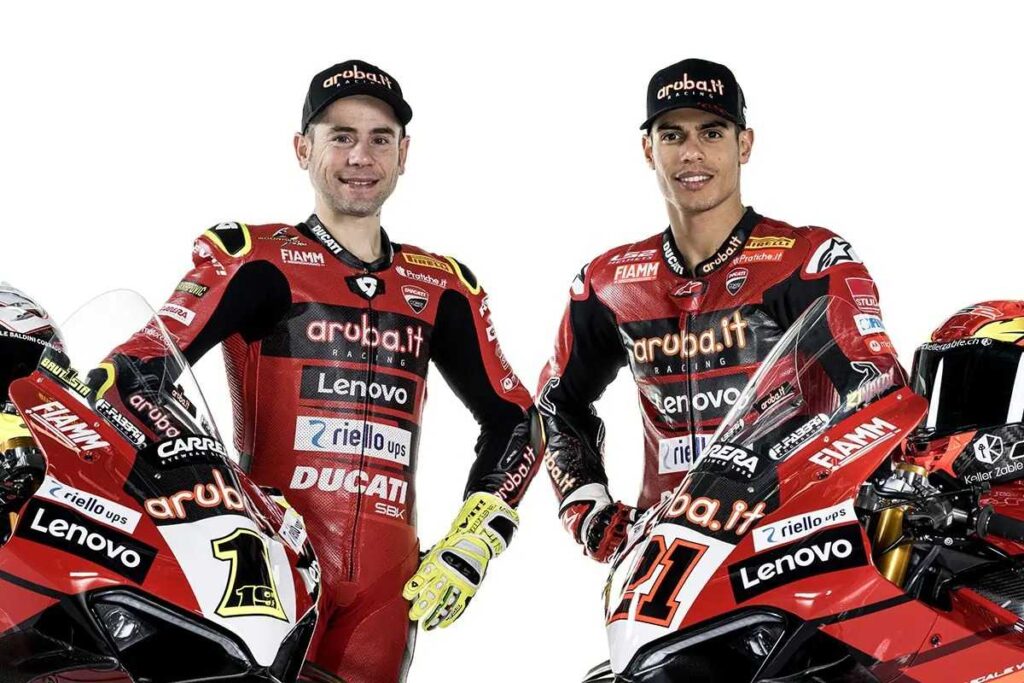 Michael Rinaldi Alvaro Bautista Ducati Superbike