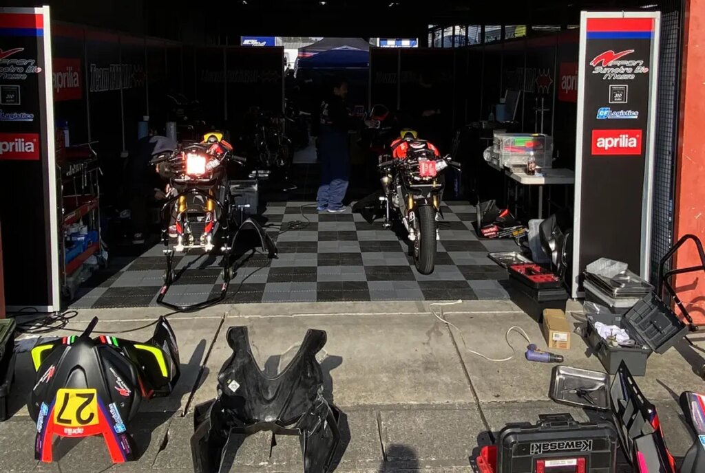 Samuele Cavalieri au Japon « Oui ça commence ! Il fait beau et je suis très excité” Samuele Cavalieri Aprilia All Japan