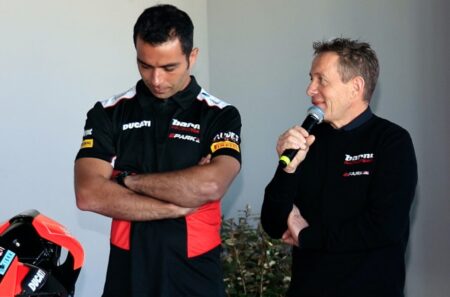 Marco Barnabò con Danilo Petrucci, Superbike