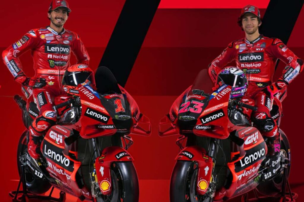 Ducati mit zwei Gesichtern in Jerez: Bagnaia sucht Erlösung, Bastianini startet neu Bagnaia Bastianini MotoGP Ducati Jerez