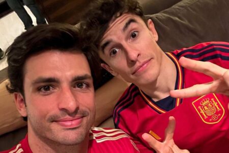 Carlos Sainz Ferrari F1 Marc Marquez