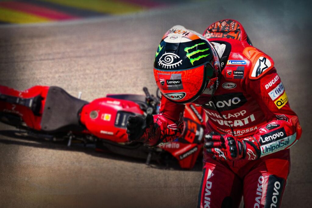 MotoGP, Francesco Bagnaia: die sensationellsten Fehler des Champions MotoGP, Francesco Bagnaia