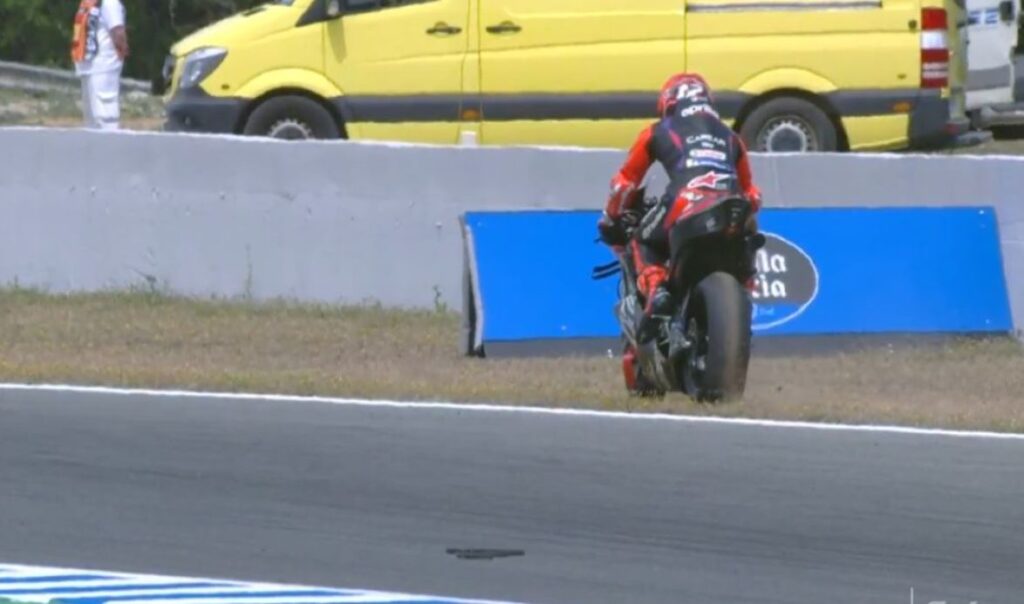 MotoGP: Maverick Vinales, das unglaubliche Aus für die verlorene Kette motogp-vinales-catena-gp-jerez