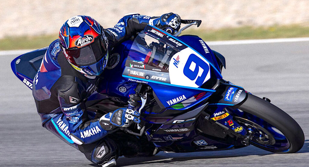 Yamaha R3 européenne, une star est en train de naître : Emiliano Ercolani Emiliano Ercolani