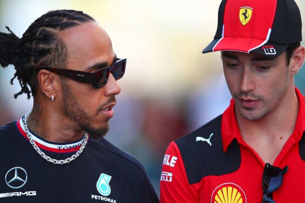 Lewis Hamilton Leclerc