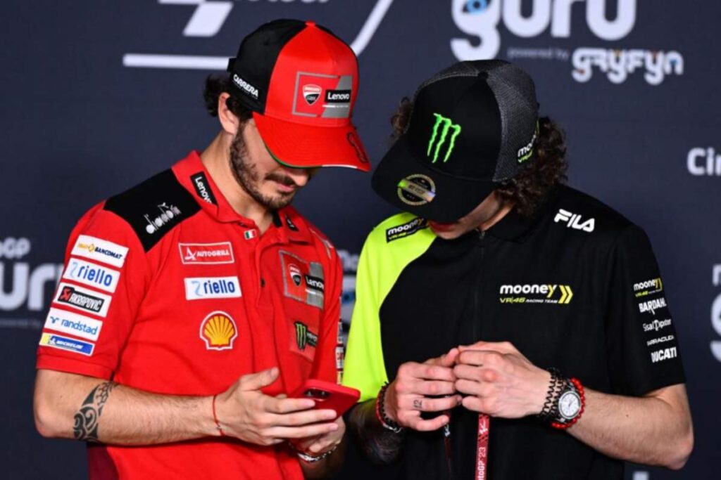 MotoGP, Francesco Bagnaia e Marco Bezzecchi