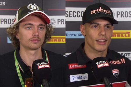 Axel Bassani Michael Rinaldi team Ducati Superbike