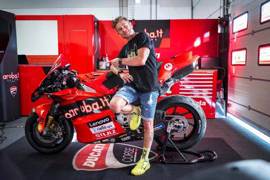 Alvaro Bautista, Test mit der Ducati MotoGP: die ersten Fotos aus Misano Alvaro Bautista test Ducati MotoGP Misano