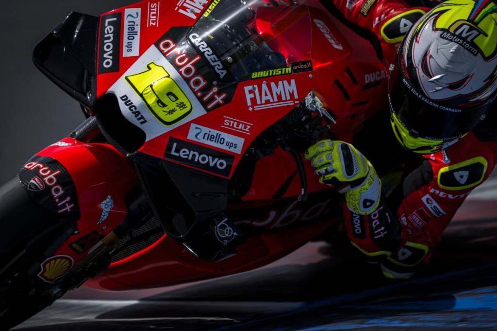 Alvaro Bautista test Ducati MotoGP Misano