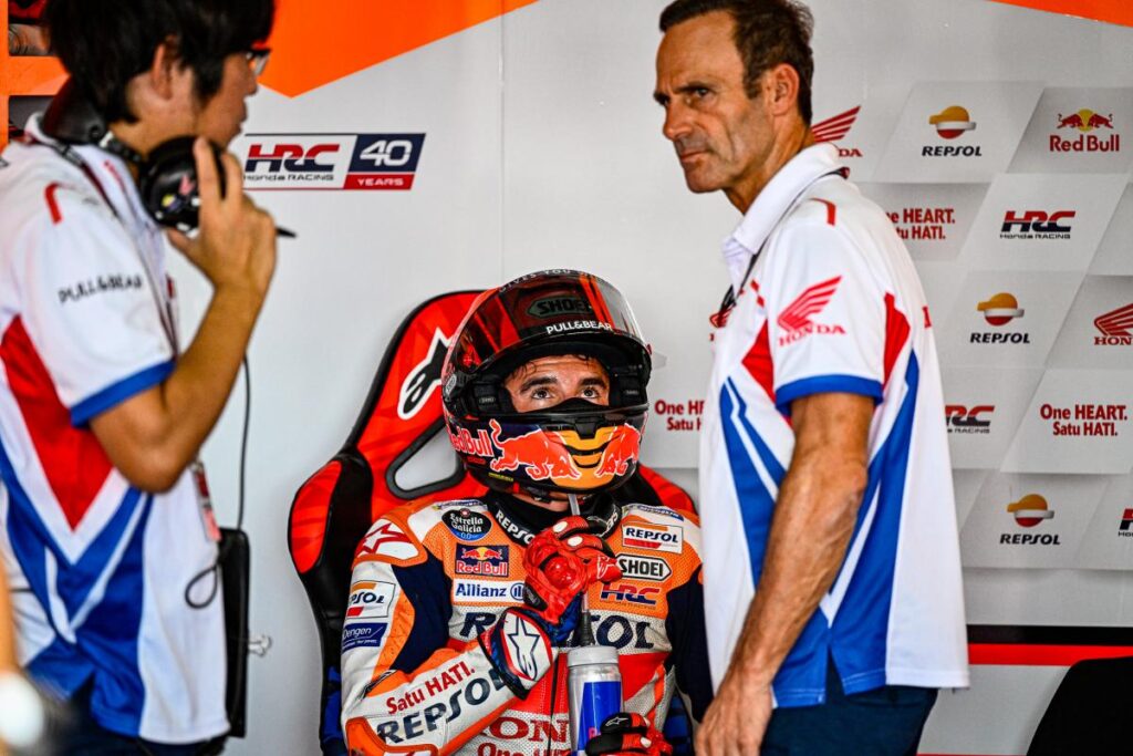 MotoGP: Marquez stürzt auch bei langsamer Fahrt, Honda immer weiter ab marquez-puig-motogp-honda