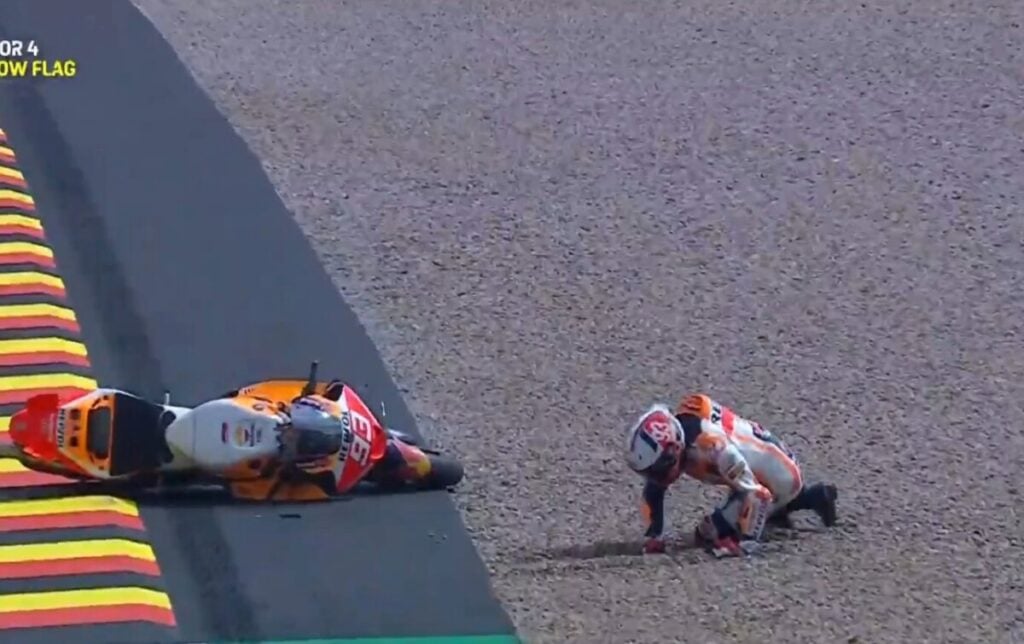 MotoGP Sachsenring: Bagnaia di pole, Marquez crash tiga kali! Marc Marquez, MotoGP