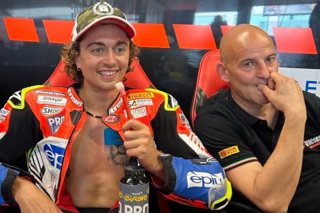 Lorenzo Mauri Axel Bassani team Motocorsa Superbike