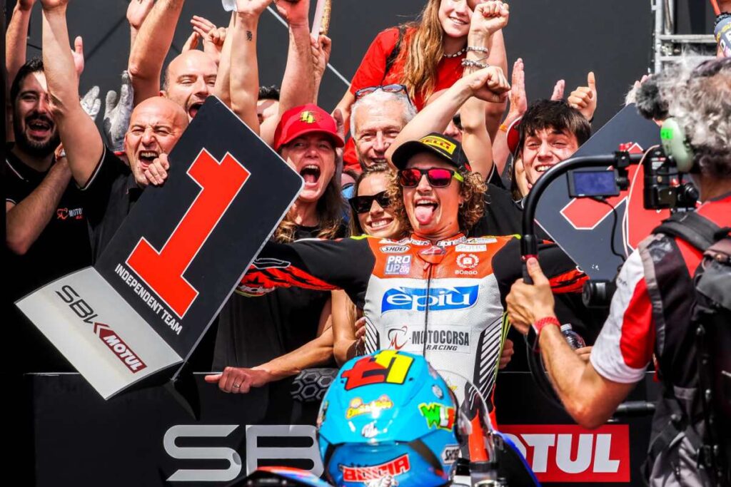 Axel Bassani Superbike Misano