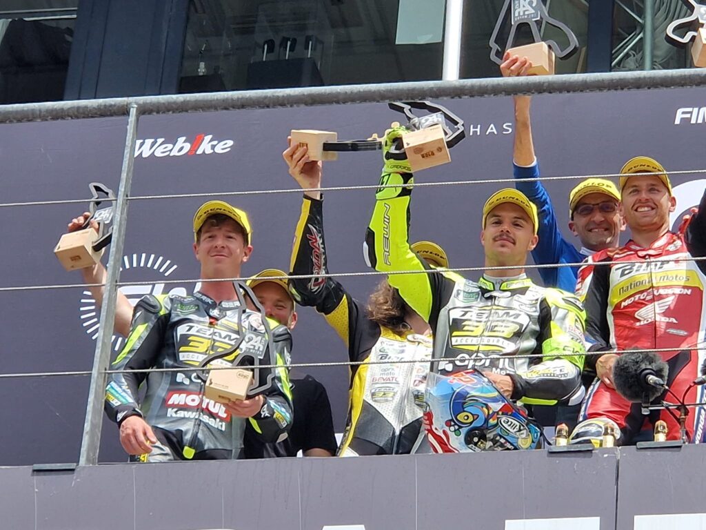 Kevin Calia papa 4 jours après Spa « La plus grande joie » Kevin Calia podio Spa