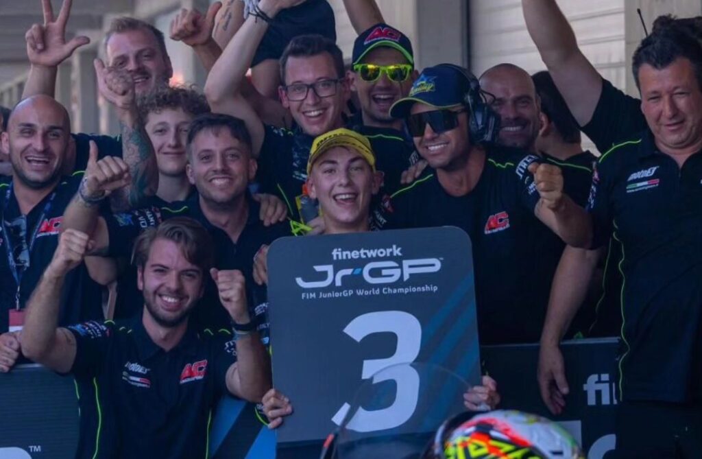 JuniorGP Moto3 Portimao: Lünetten-Comeback zum Schreien, MTA-Triumph lunetta-podio-juniorgp-moto3-portimao