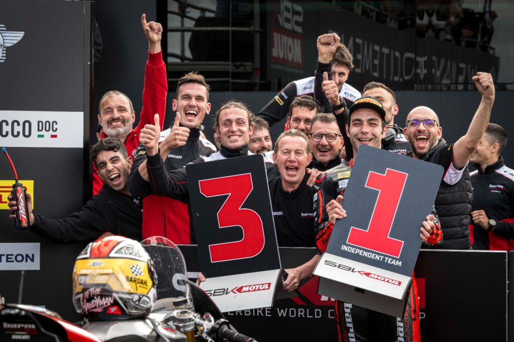 SBK, Barnabò „Uns geht es gut mit Petrucci, dann denken wir über den Rest nach“ Team Barni, Barnabò, Petrucci, Montella