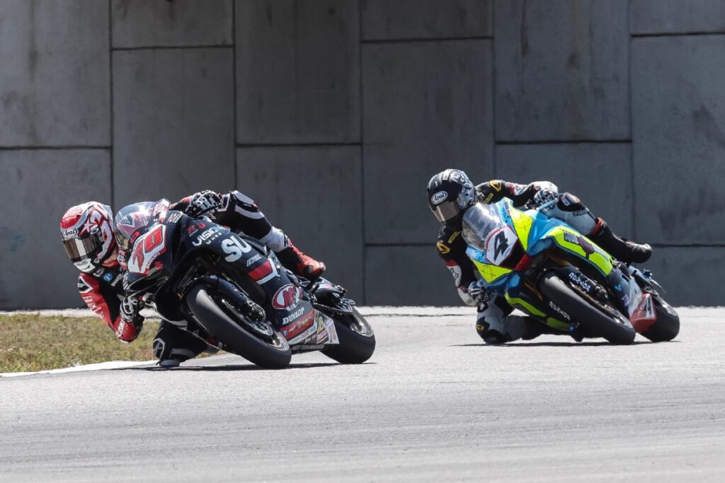 Forés a bocca asciutta nel MotoAmerica Supersport a Brainerd