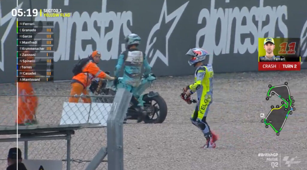 crash-ferrari-q2-motoe-silverstone