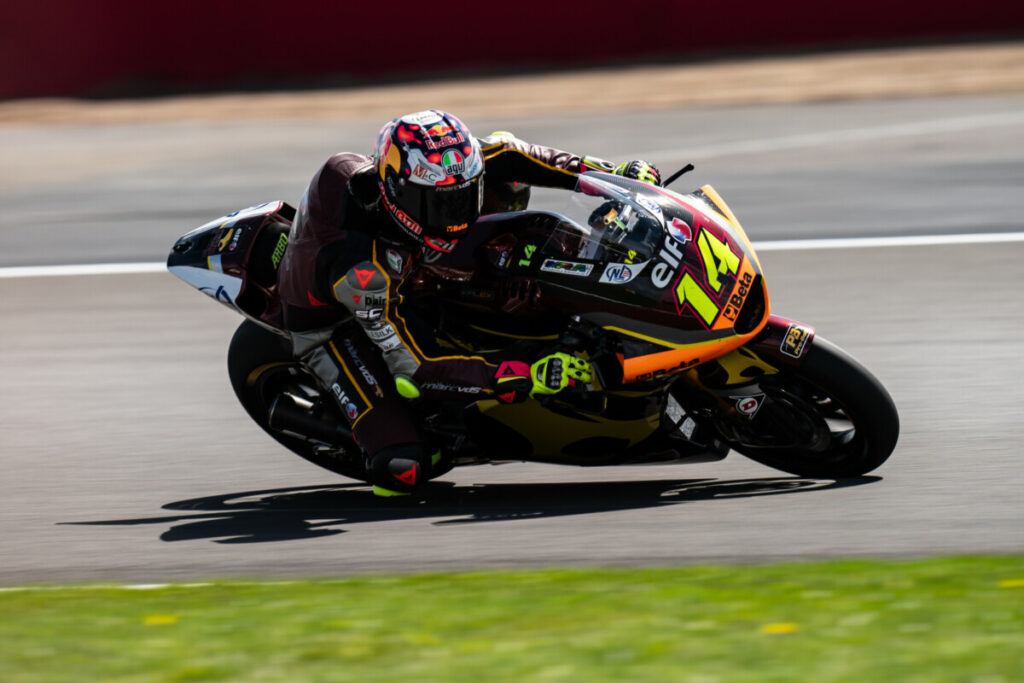 Arbolino Moto2, Test Silverstone