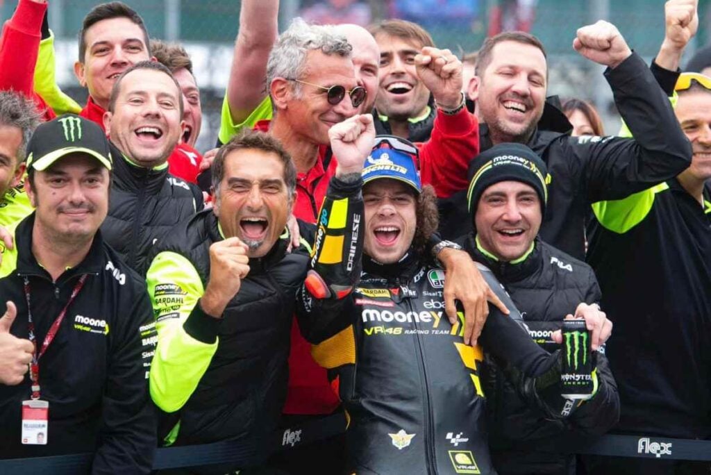 MotoGP, Valentino Rossi: Die Wahrheit über die Beziehung zwischen Ducati und VR46 Il team di Valentino Rossi in MotoGP