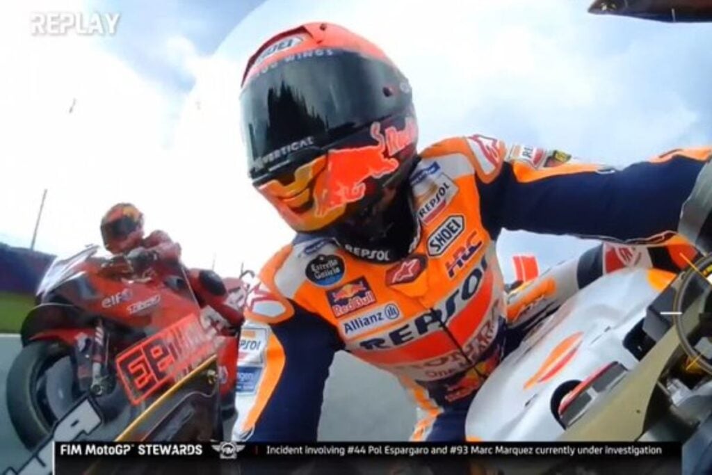 MotoGP Austria, Pol Espargarò ostacola Marquez: scatta la penalità