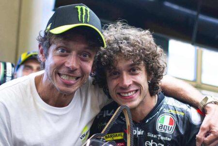 MotoGP, Valentino Rossi e Marco Bezzecchi