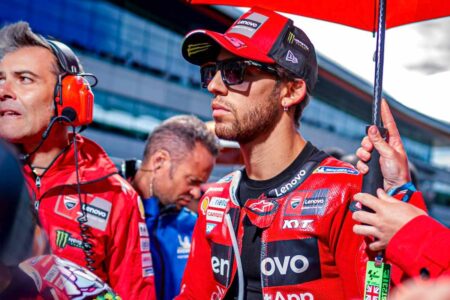 MotoGP, Enea Bastianini non ingrana con la Ducati Desmosedici GP23