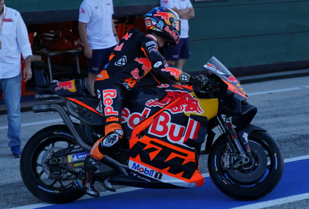 MotoGP, Brad Binder „Pedrosa hat uns auf ein neues Level gebracht“ binder-motogp-test-misano