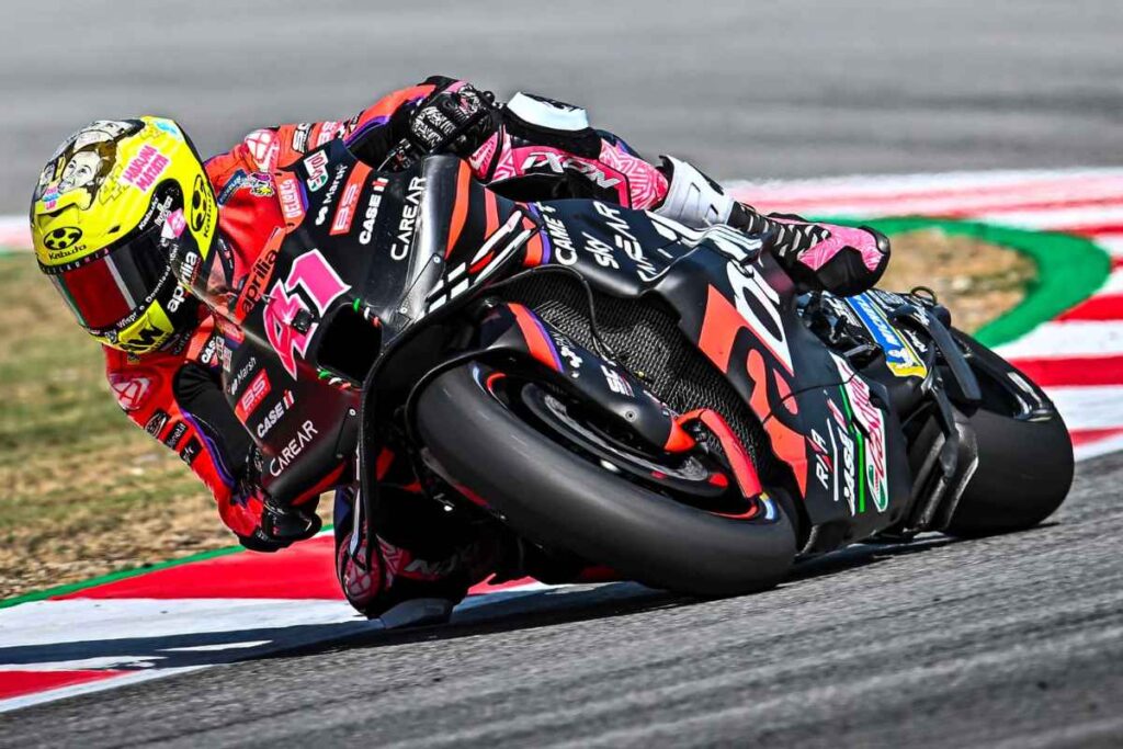 MotoGP, Espargaro und Vinales fliegen: Aprilia fürchtet nur den Regen MotoGP Catalunya, Aprilia vola con Espargaro e Vinales