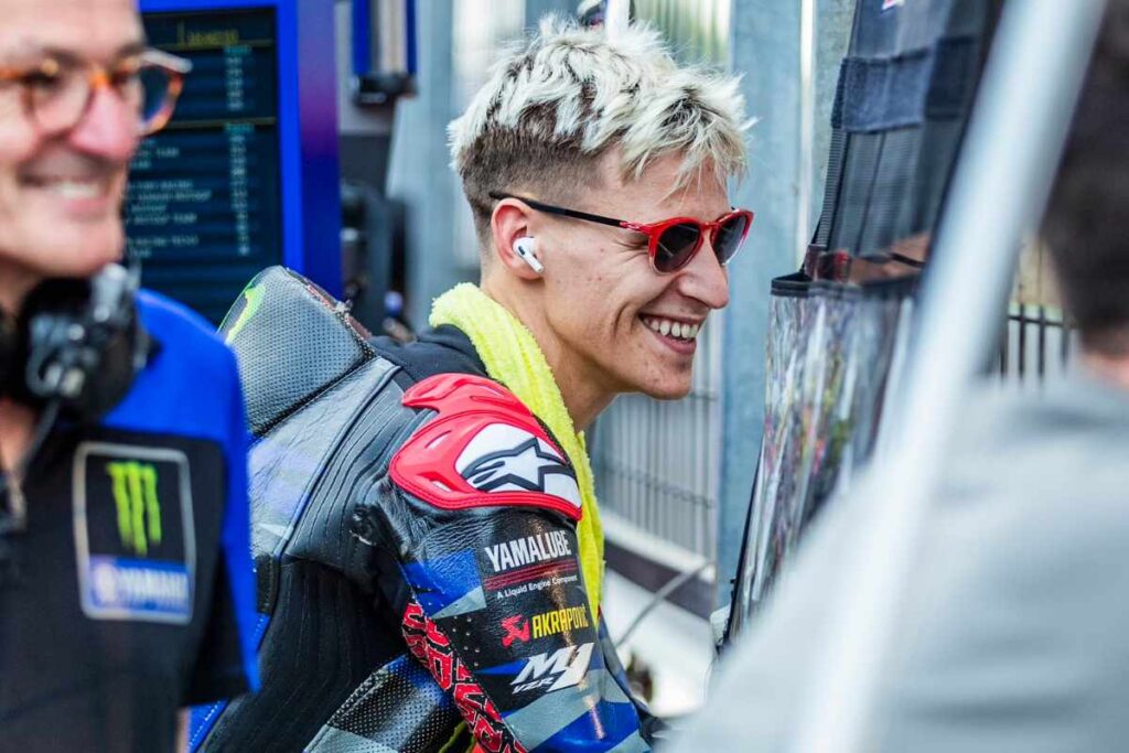 MotoGP, Quartararo retrouve le podium et révèle : “J’étais proche de Suzuki” MotoGP India, Quartararo felice del ritrovato podio