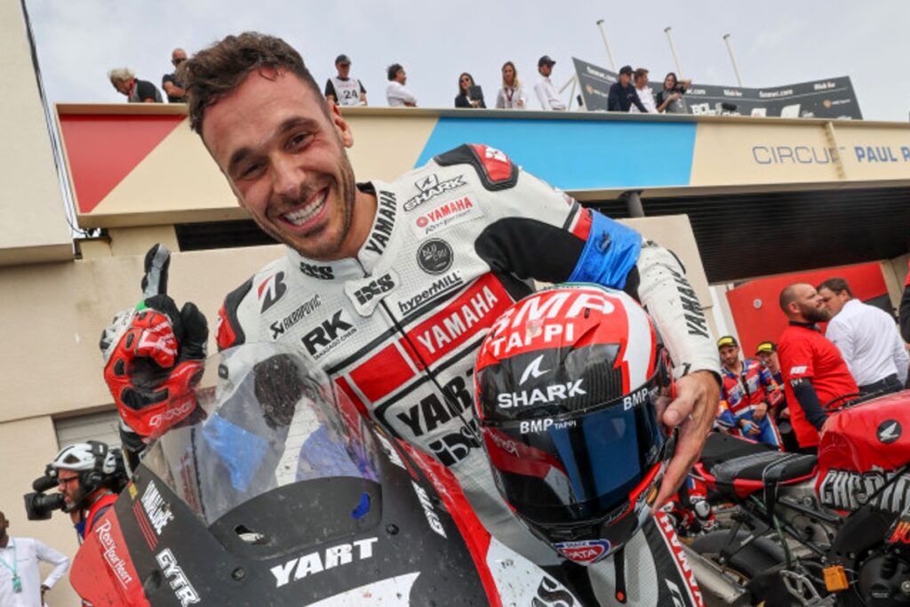 Niccolò Canepa am Start der letzten beiden Runden des britischen Superbikes 2023 Niccolò Canepa al via degli ultimi due round del British Superbike 2023