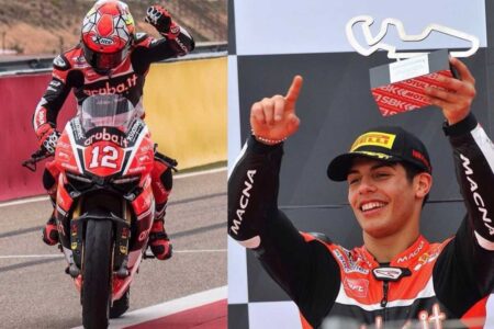 Superbike, Michael Ruben Rinaldi ringrazia il team Aruba Ducati
