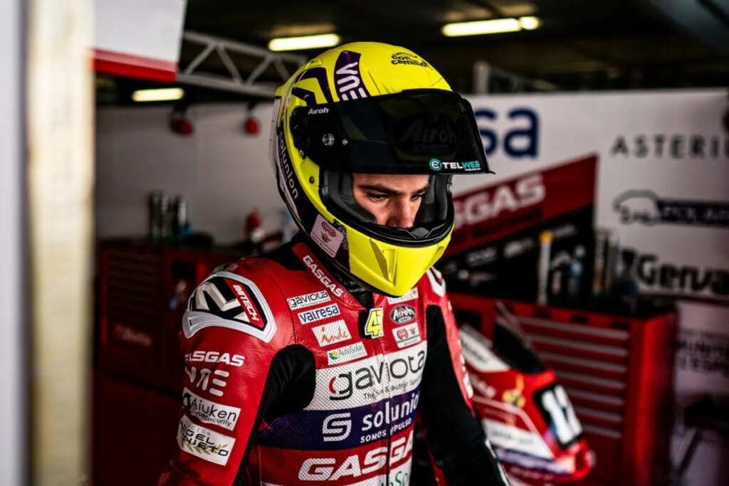 ETC, Dodò Boggio « Maintenant je ne tombe plus, mais en Aragon tout part en fumée » dodo-boggio-etc-juniorgp-aragon