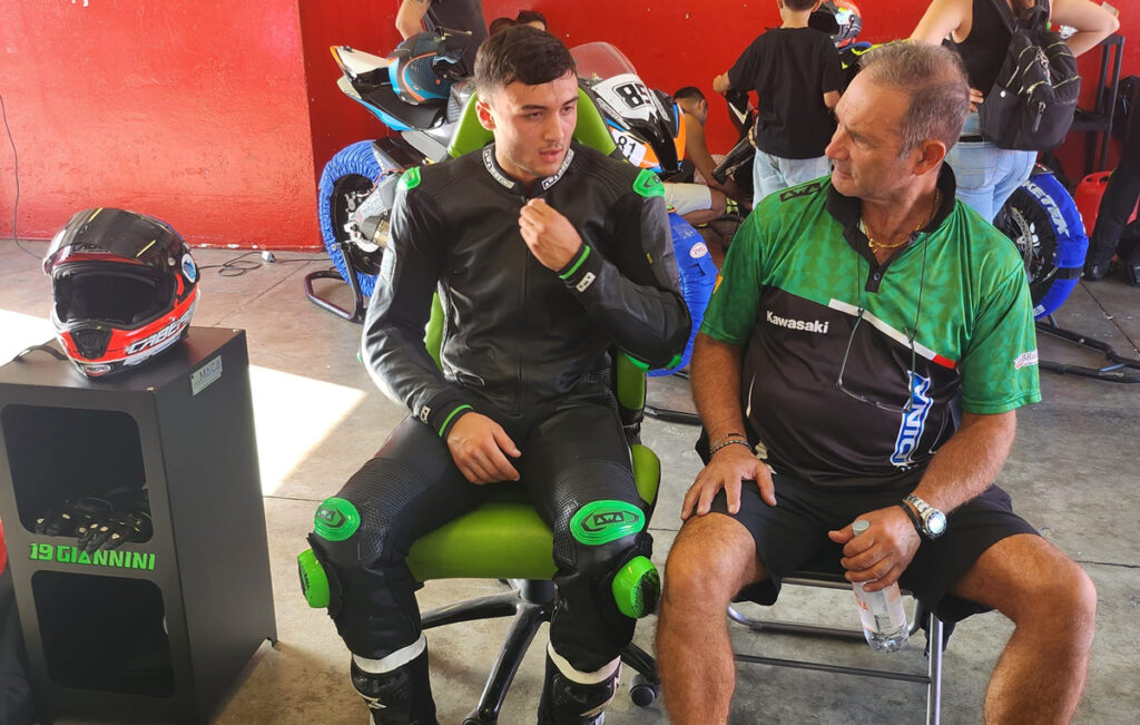 Gabriele Giannini part du Supersport « La classe supérieure ? Si je le mérite” Gabriele Giannini