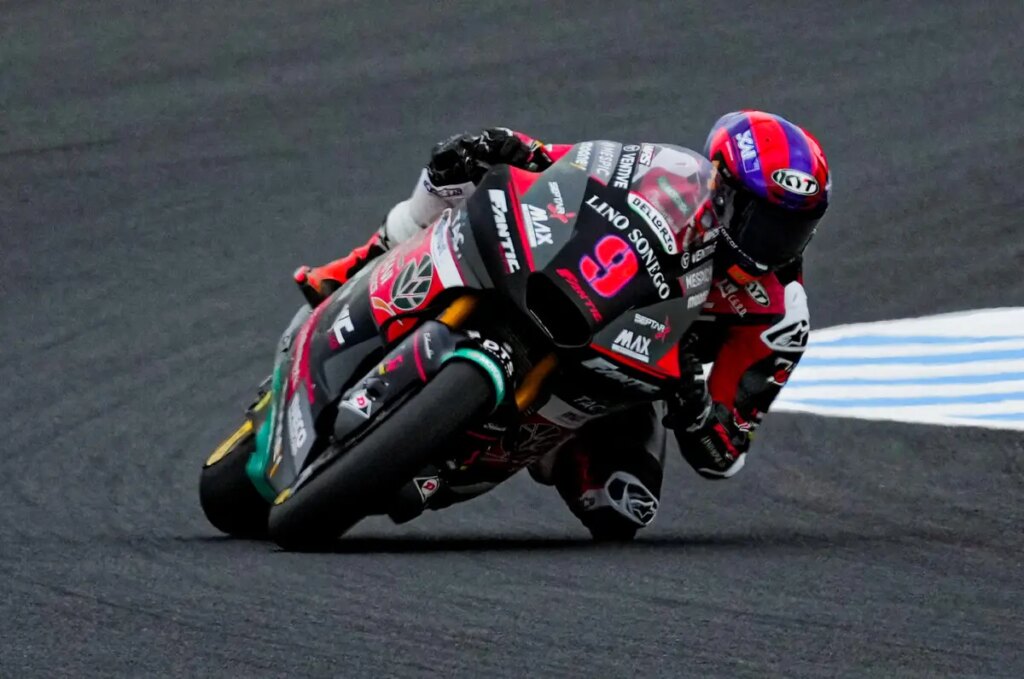 Moto2, Mattia Casadei impacte durement “Avec Fantic j’aurai satisfaction” mattia-casadei-moto2-gp-motegi