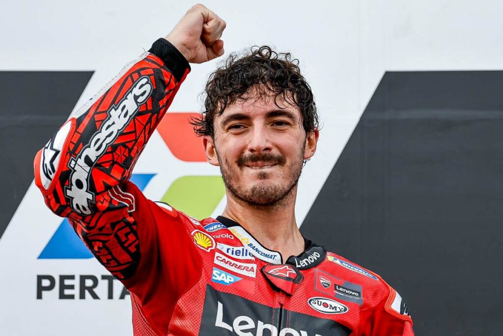 MotoGP, Bagnaia renaît : « Victoire méritée, j’ai vécu beaucoup de choses » MotoGP Indonesia, il riscatto di Bagnaia: "Ci voleva"