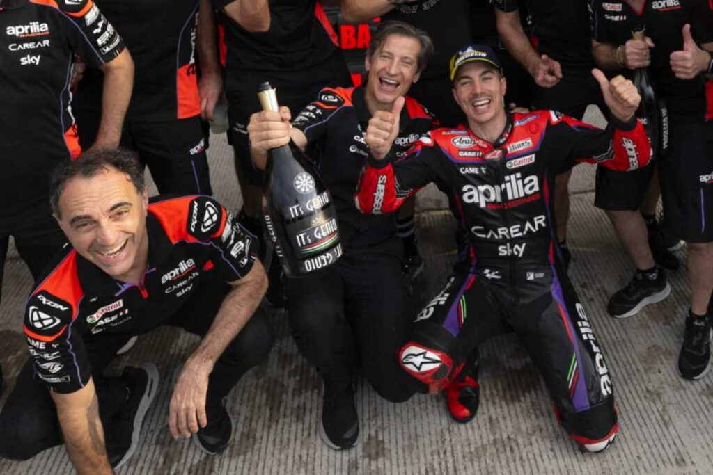 MotoGP, Honda en chasse dans le garage Aprilia. Massimo Rivola : « Cela n’arrivera pas » MotoGP, Massimo Rivola
