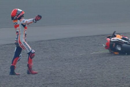 MotoGP Indonesia, Marc Marquez non ne può più della Honda