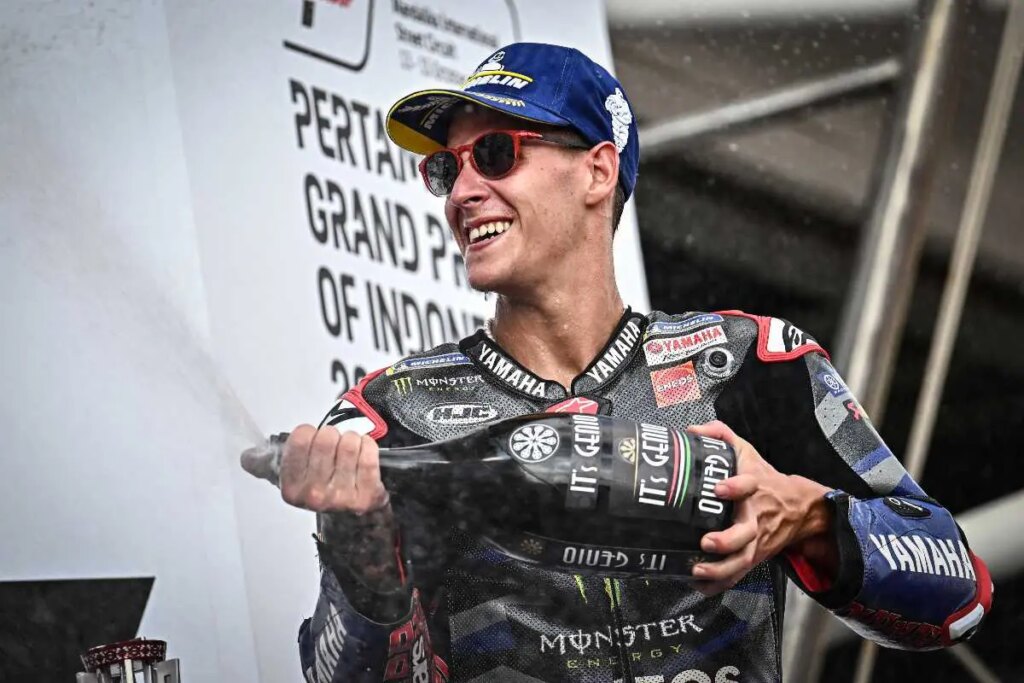MotoGP, Quartararo : podium en Indonésie et un petit “regret” MotoGP, Quartararo felice del podio in Indonesia