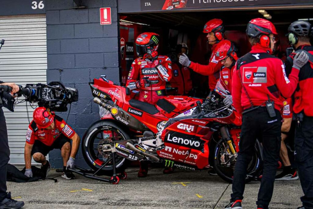 MotoGP, Sprint annulés : les commentaires de Gino Borsoi et Davide Tardozzi MotoGP Ducati Phillip Island 2023