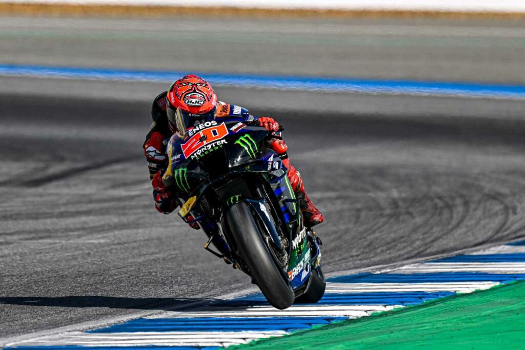 MotoGP Thaïlande, Quartararo revient vite et optimiste : objectif du podium MotoGP Thailandia, Quartararo punta il podio